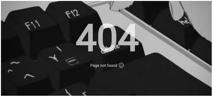 404 error Template A Pen BY Hailjake