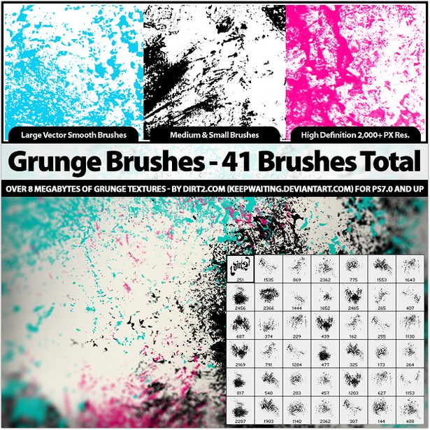 Grunge Brushes - PS7