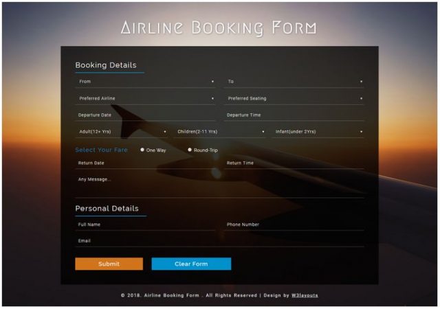 22+ Best Free Booking Form Templates (2018) - Templatefor