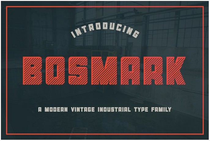 Bosmark Typeface