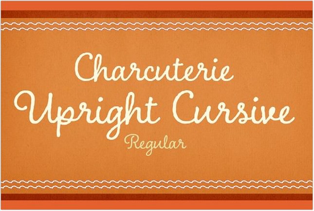 Charcuterie Cursive download