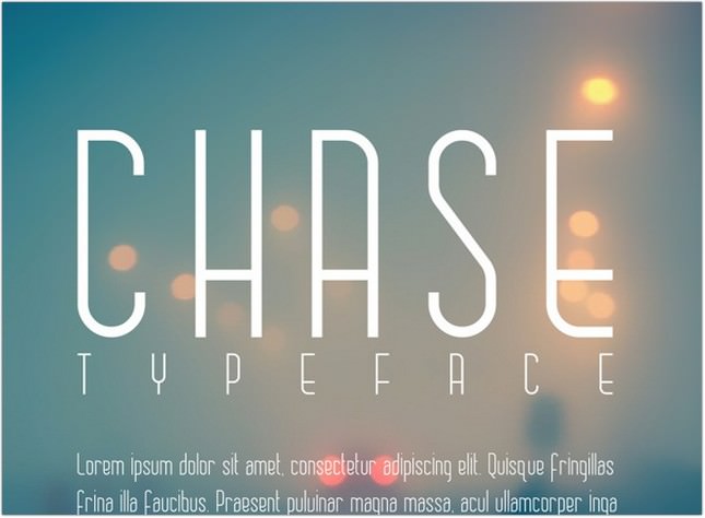 Chase Typeface