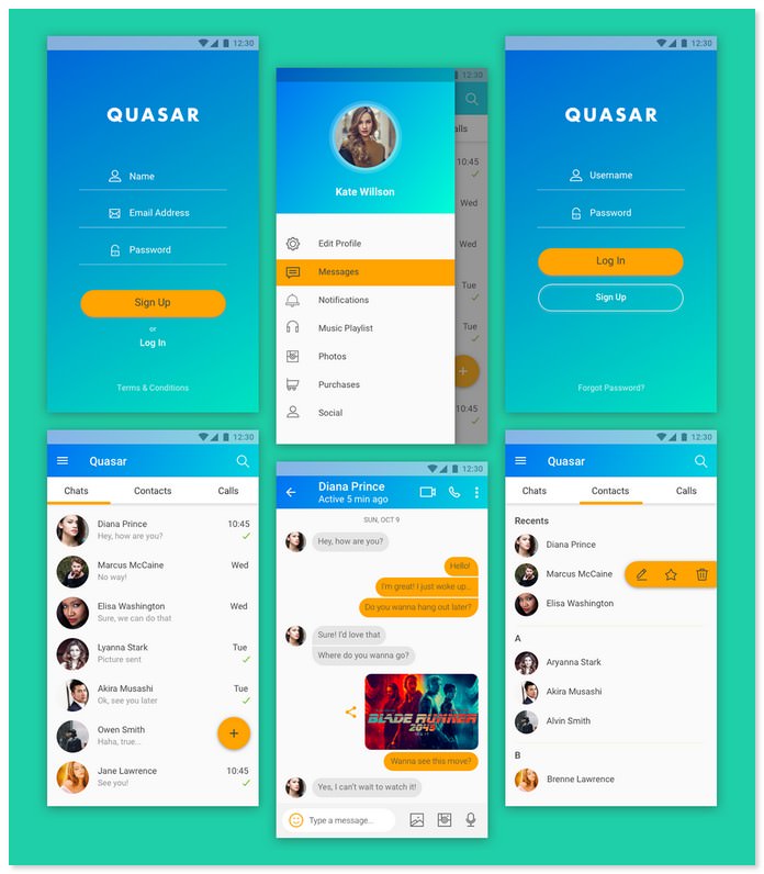 Chat App UI/UX