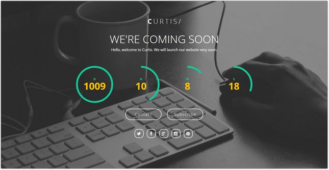 25+ Best Coming Soon Bootstrap Template & Themes 2018 | Templatefor