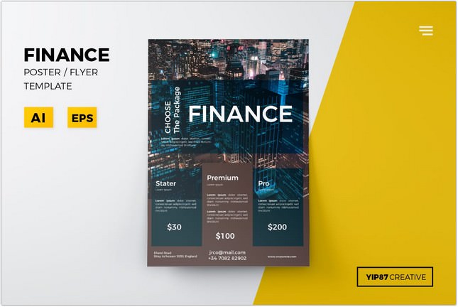 Top Finance Flyer Templates Designs Psd Ai Format Templatefor