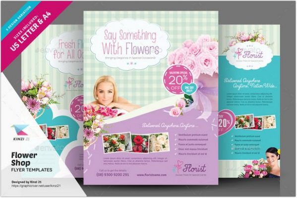 15+ Best Florist Flyer Templates & Designs 2018 - Templatefor