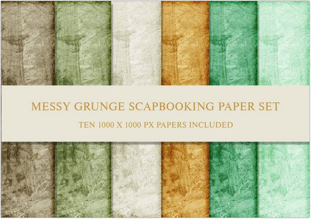 Grunge Up In The Woods Papers