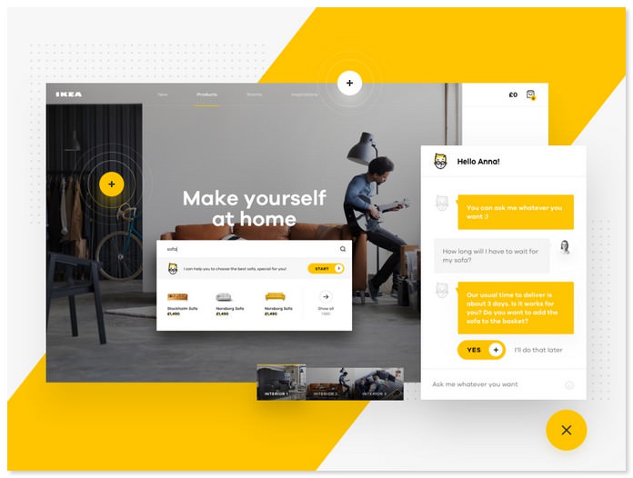 IKEA Online Experience Concept – Chat