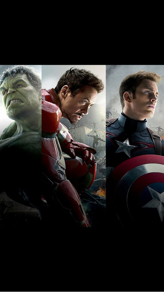 1080 × 1920 HD Hulk, Captain America, Iron Man Avengers iPhone wallpaper