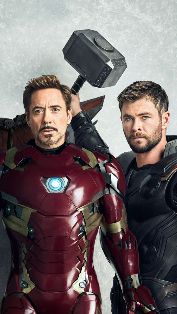 1080 × 1920 Thor, Iron Man Avengers iPhone HD wallpaper