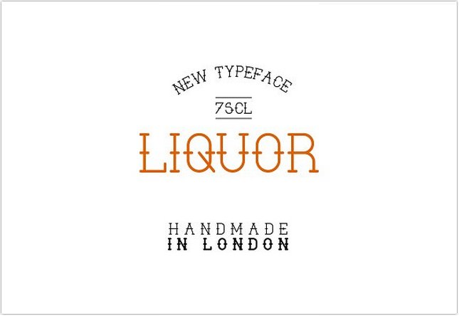 Liquor Typeface free