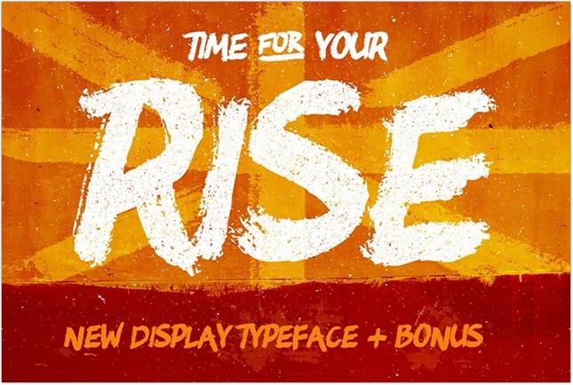 Rise Typeface + Bonus