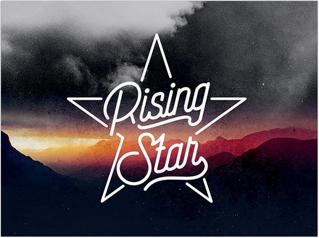 Rising Star Monoline Script