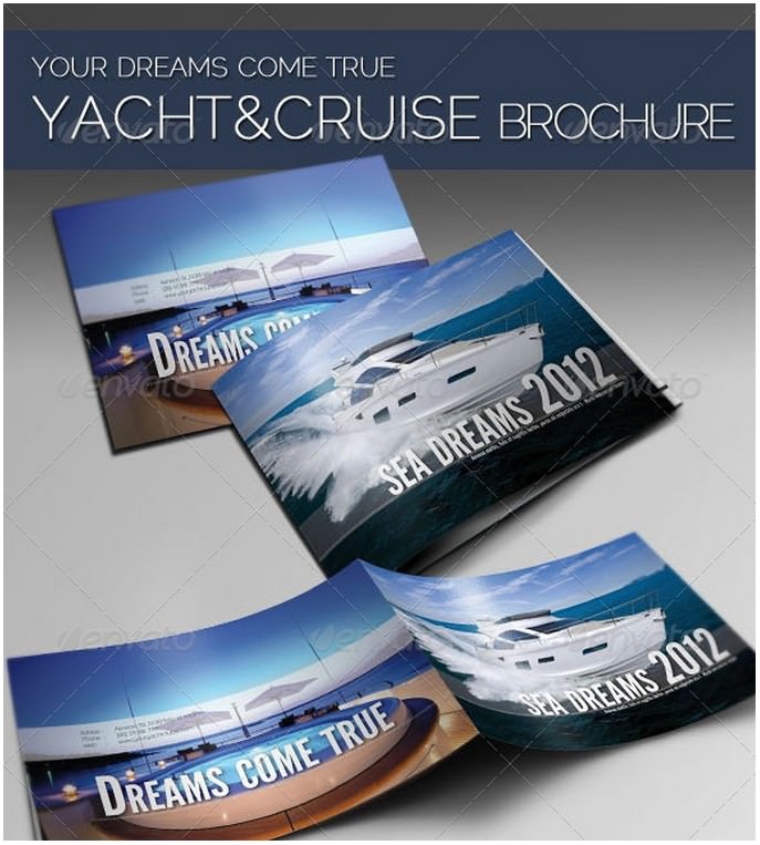 yacht brochure design