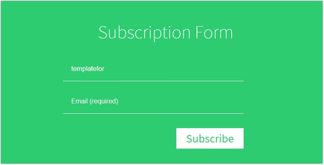 Subscription Form