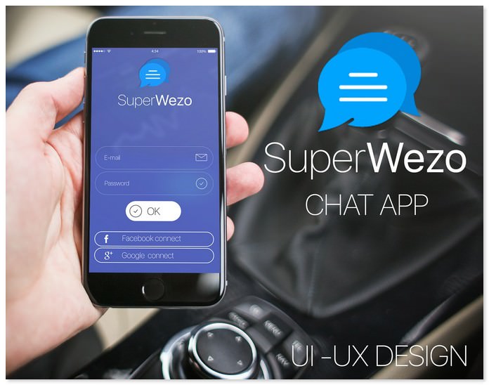 SuperWezeo Chat App UI UX