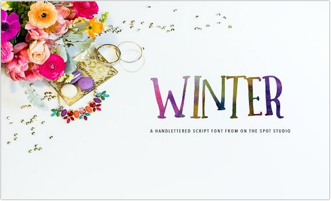 Winter - A Quirky All Caps Font