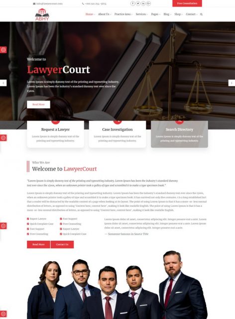 40 Best Law Firm Website Templates 2024 - Templatefor