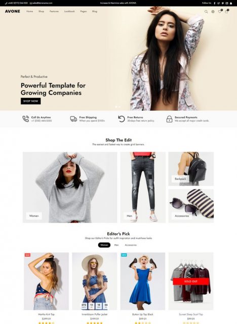 30 Best E-commerce Bootstrap Website Templates 2024 - Templatefor