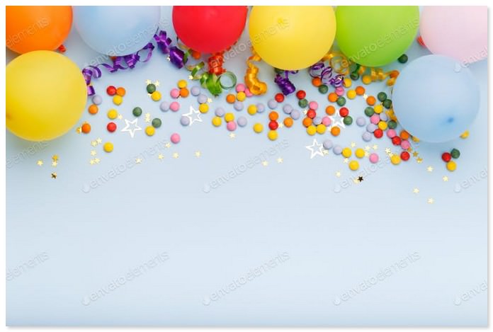 Birthday Baloon Background
