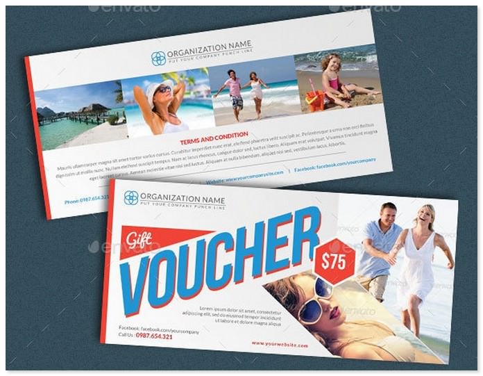 Holiday And Vacation Gift Voucher