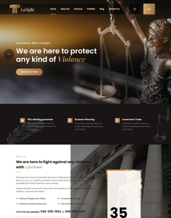 40 Best Law Firm Website Templates 2024 - Templatefor