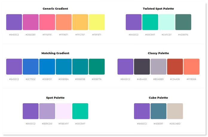 14+ Best Online Color Scheme Generator Tools 2019 | Templatefor