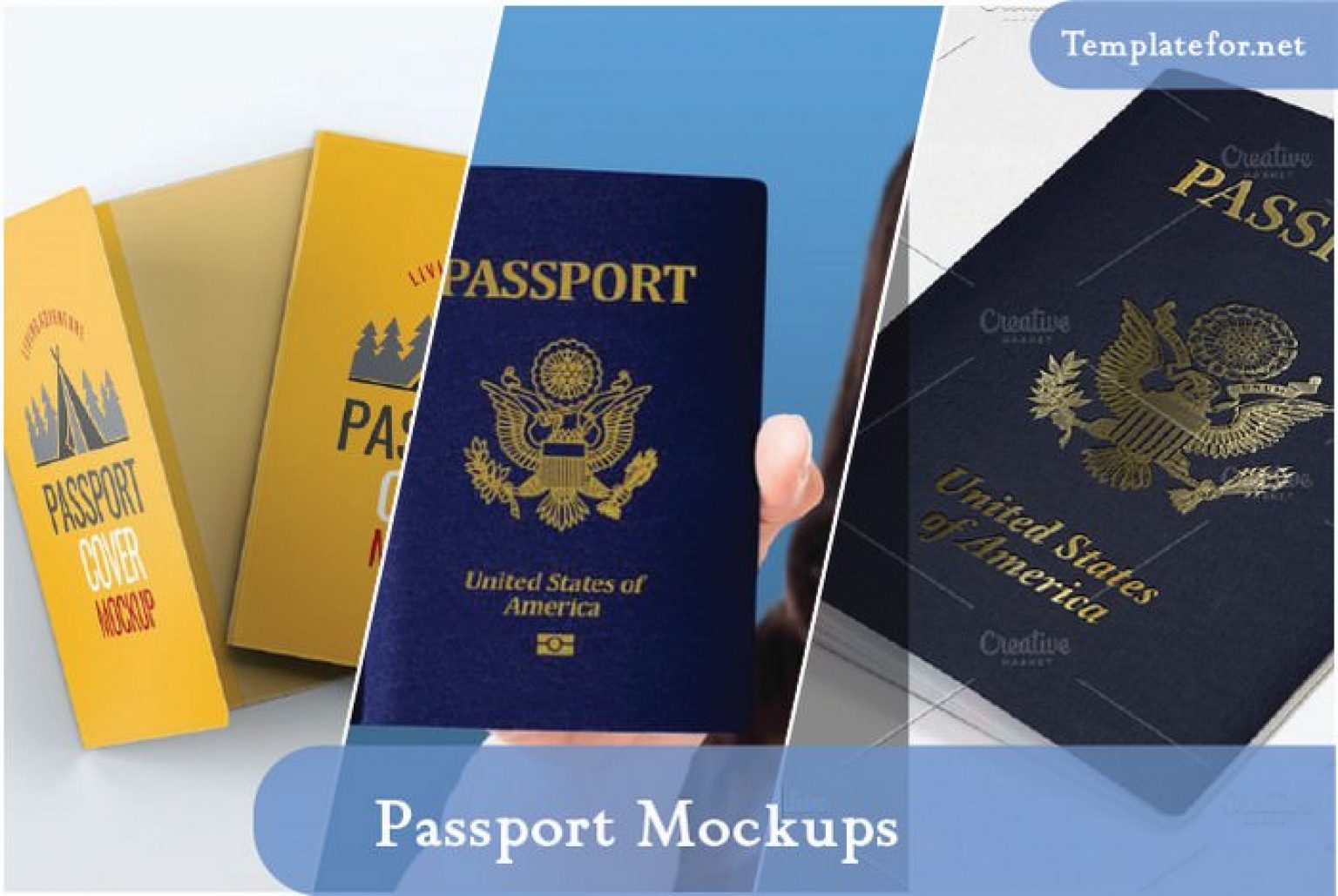 14 Best Passport Mockup Templates 2024 - Templatefor