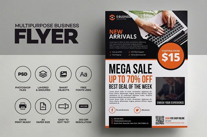 15+ Top E-commerce Flyer Templates 2018 | Templatefor