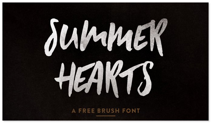 Summer Hearts Free Font