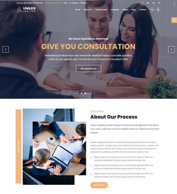 40 Best Law Firm Website Templates 2024 - Templatefor