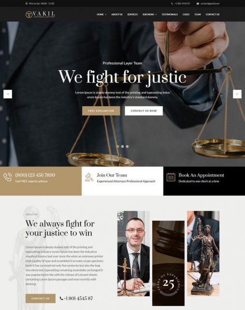 40 Best Law Firm Website Templates 2024 - Templatefor