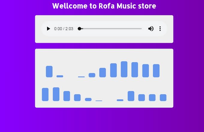 Audio Player HTML5 Wellcome to Rofa Music store