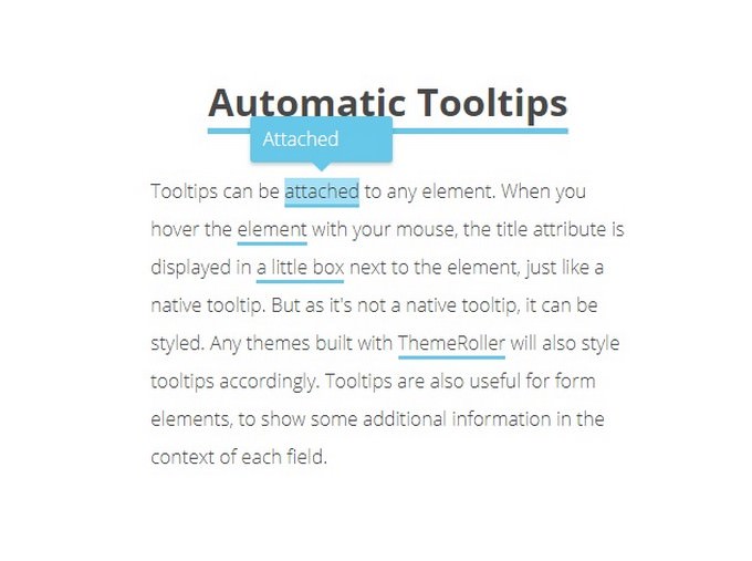 Automation Tooltips with Simple Data Attributes