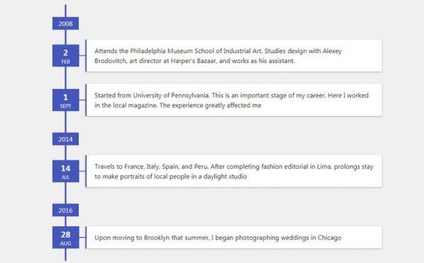 38+ Best CSS Timelines For Better Presentation - Templatefor