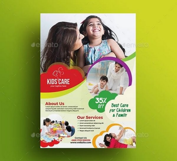 25+ Best Daycare Flyer Templates 2020 - Templatefor