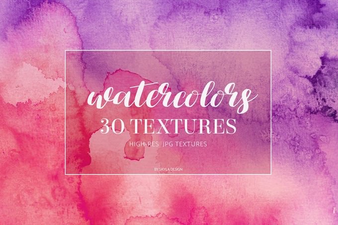 Colorful Watercolor texture backgrounds