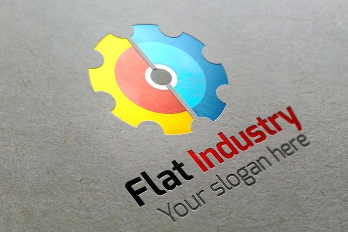 Flat Industry Logo