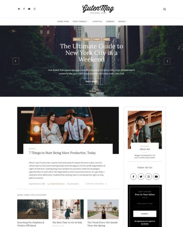 38+ Best Gutenberg WordPress Themes 2020 - Templatefor