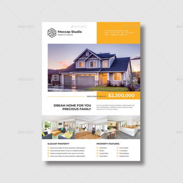 35+ Best Real Estate Flyer Templates PSD And AI Format - Templatefor