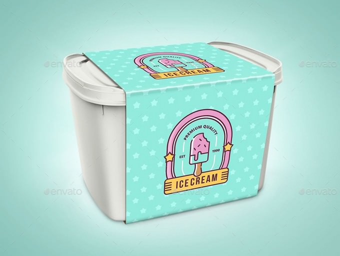 Ice Cream Container Mock-Up