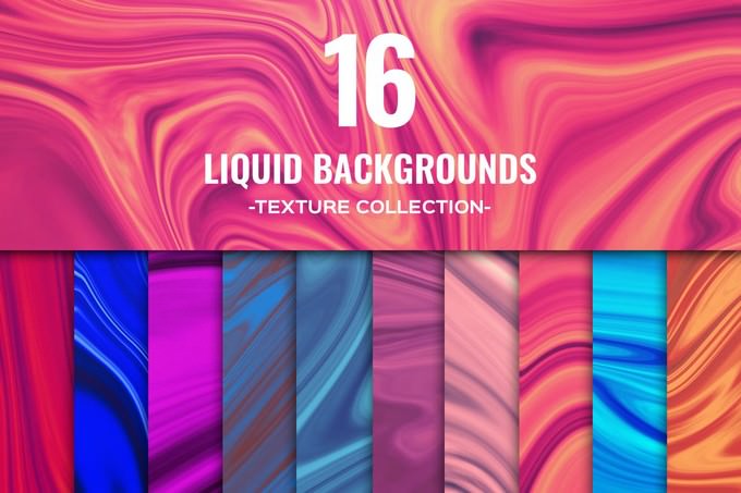 Liquid Backgrounds Texture Collection