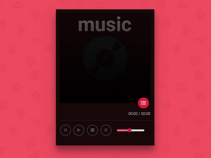 Material Music Player