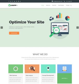 Materialize - Seo Agency HTML Template