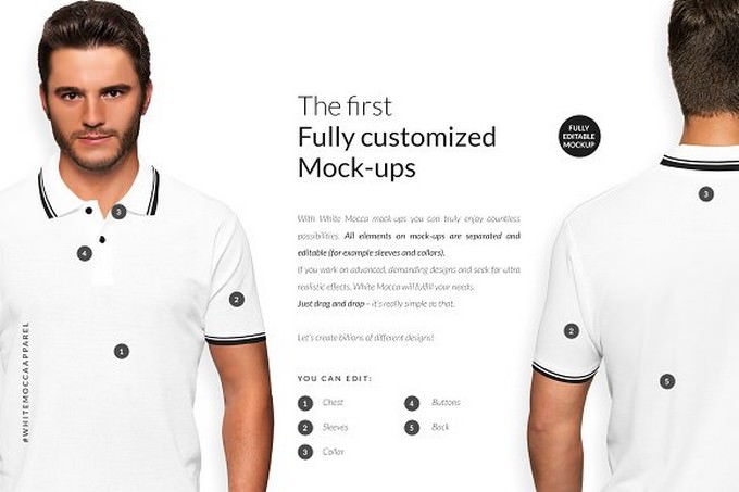 Download 24+ Best Polo Shirt Mockups PSD Templates 2019 - Templatefor