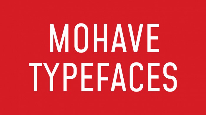 Mohave Typeface