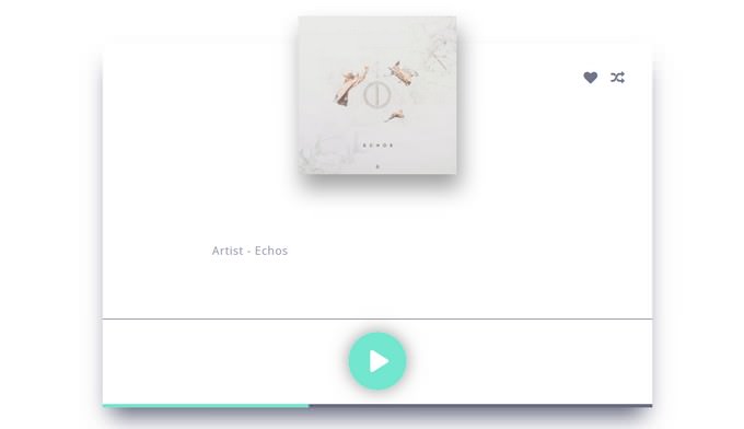 Music Player Design In CSS