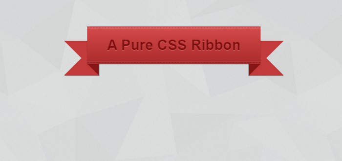 Pure CSS Ribbon