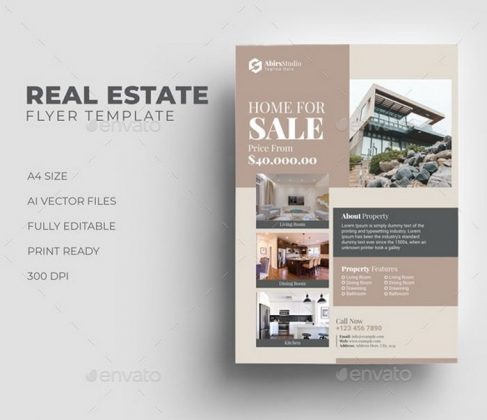 35+ Best Real Estate Flyer Templates PSD And AI Format - Templatefor