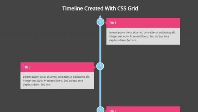 38+ Best CSS Timelines For Better Presentation - Templatefor